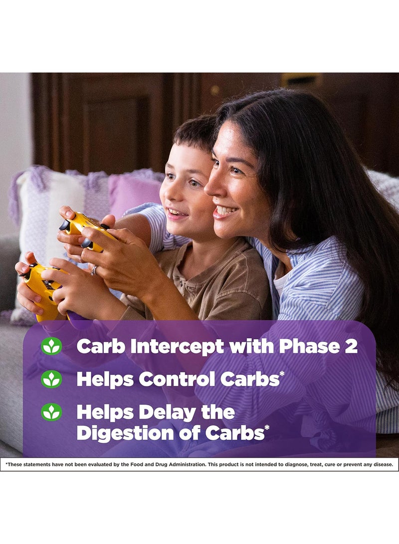 Natrol Carb Intercept Weight Management Dietary Supplement 1000mg - 60 Capsules - Image 4